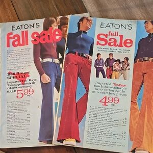 Vintage Eaton's Fall Sale Catalogs 1971 And 1972